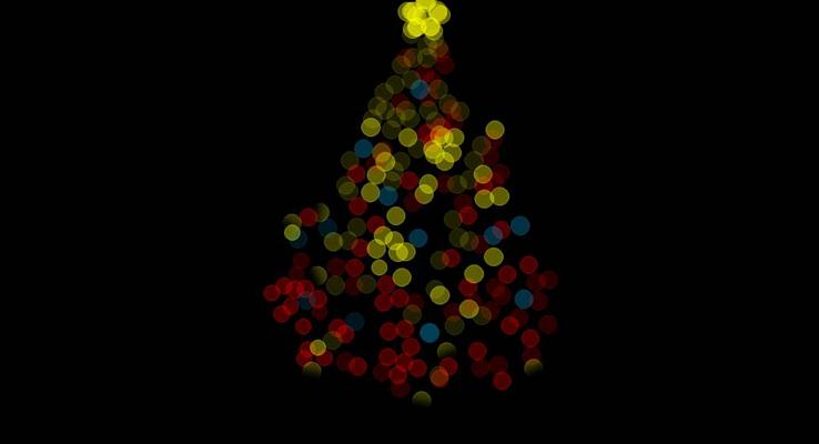 炫酷靓丽精美圣诞PPT模板