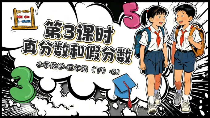 五年级数学下册苏教 第四单元第3课时《真分数和假分数》ppt课件（教案）