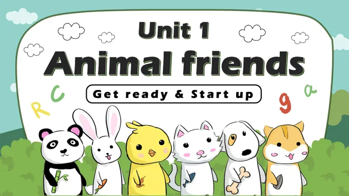Unit1 第1课时Get ready Start up 外研三年级英语下册PPT课件含教案