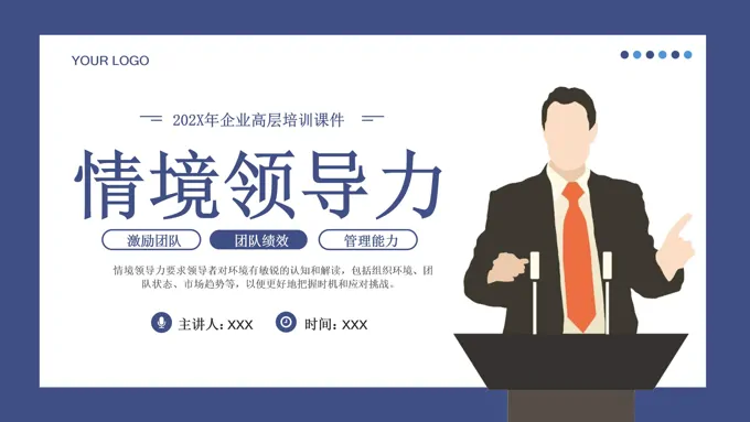 情境领导力企业培训PPT含讲稿