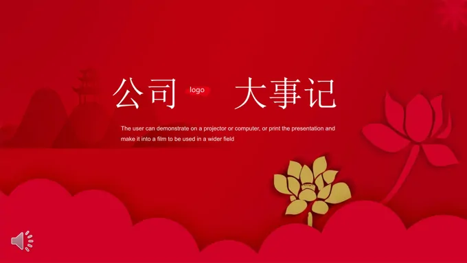 大事件时间轴PPT动态模板