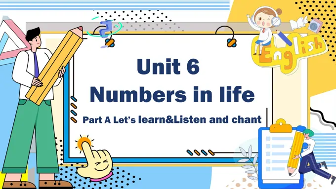 Part A Let's learn&Listen and chant人教三年级英语下册Unit6第2课时PPT课件含教案