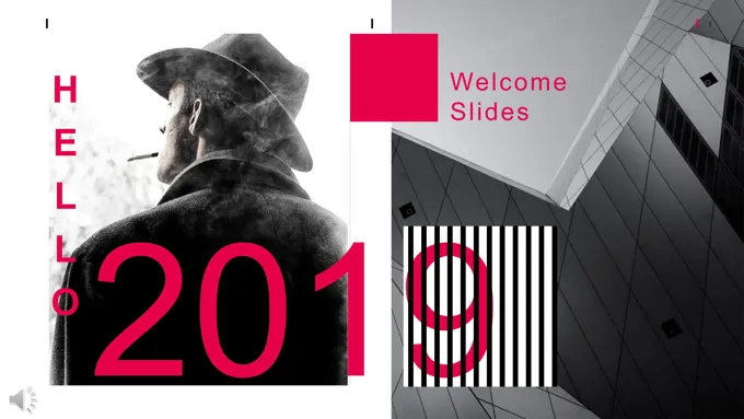 黑白欧美商务风格工作总结汇报报告PPT模板