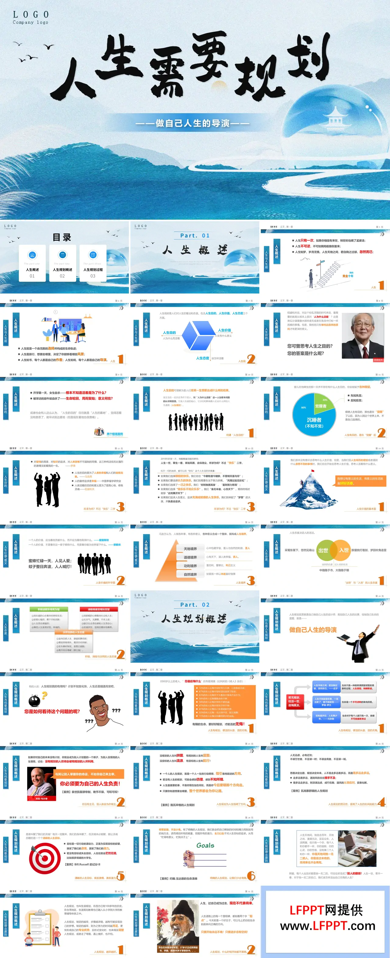 人生规划教育培训PPT课件含讲稿
