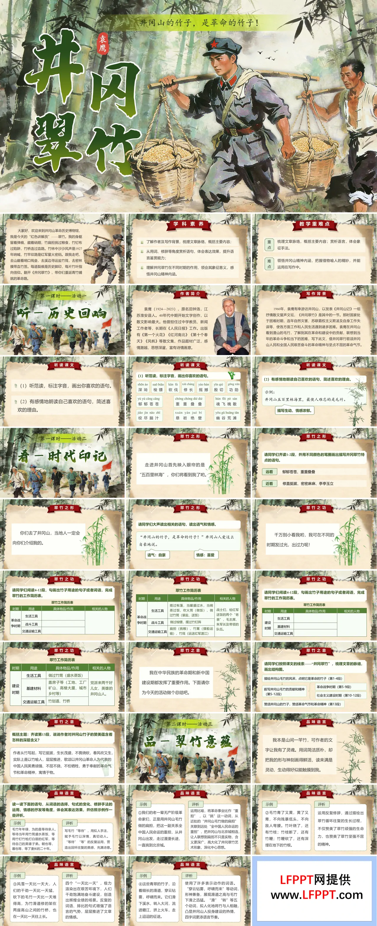 七年级语文下册井冈翠竹PPT课件含教案