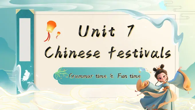 Unit7  第2课时 Grammar time Fun time五年级英语下册译林三起PPT课件含教案