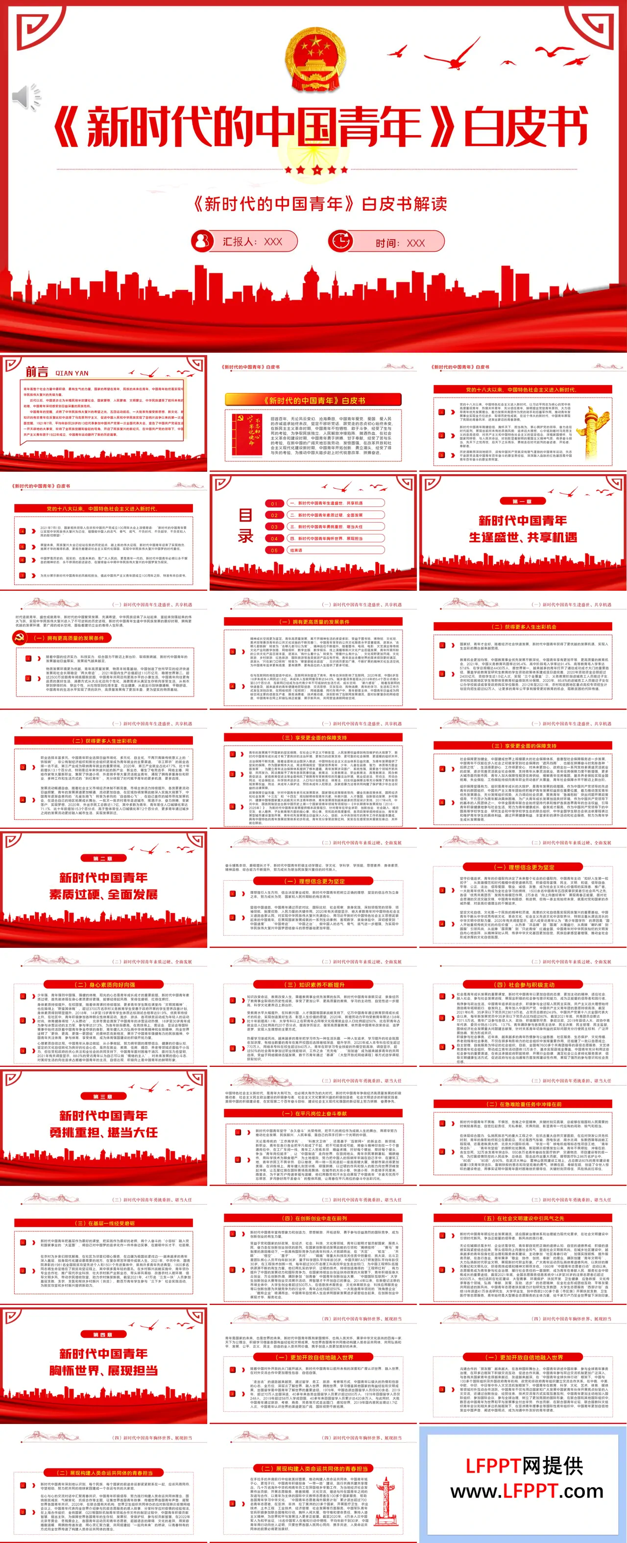 《新时代的中国青年》白皮书PPT
