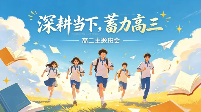 深耕当下，蓄力高三课件主题班会PPT含讲稿