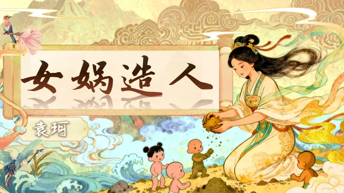 《女娲造人》部编七年级语文上册PPT课件含教案