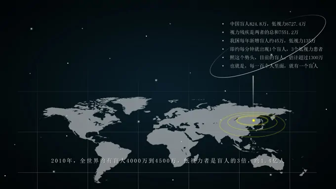 立体星空视觉线条动画融资商业报告ppt模板