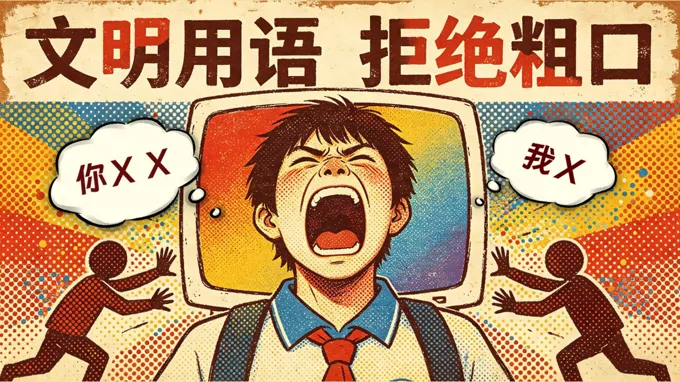 文明用语 拒绝脏话主题班会PPT含讲稿