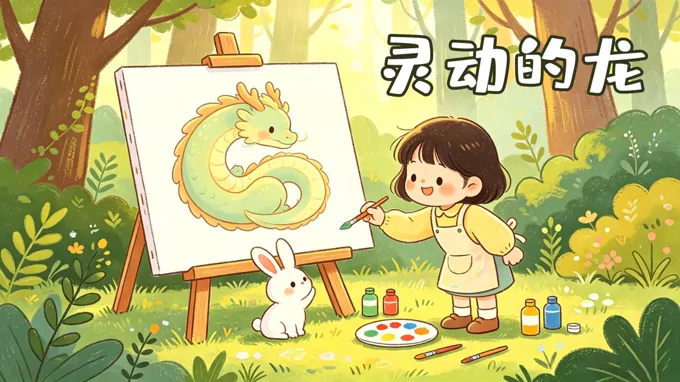 一年级上册美术人教 第一单元《灵动的龙》ppt课件（教案）