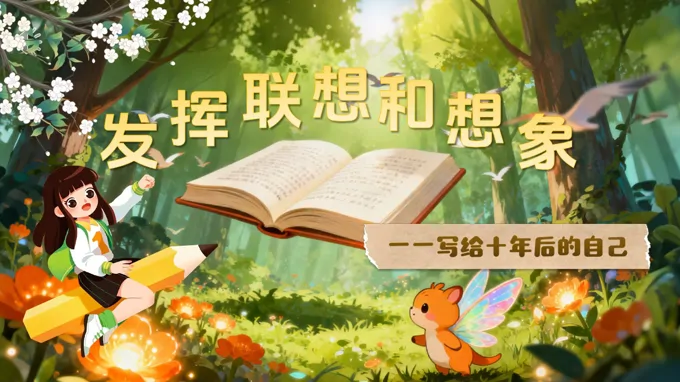 《写作：发挥联想和想象》语文部编七年级上册PPT课件含教案