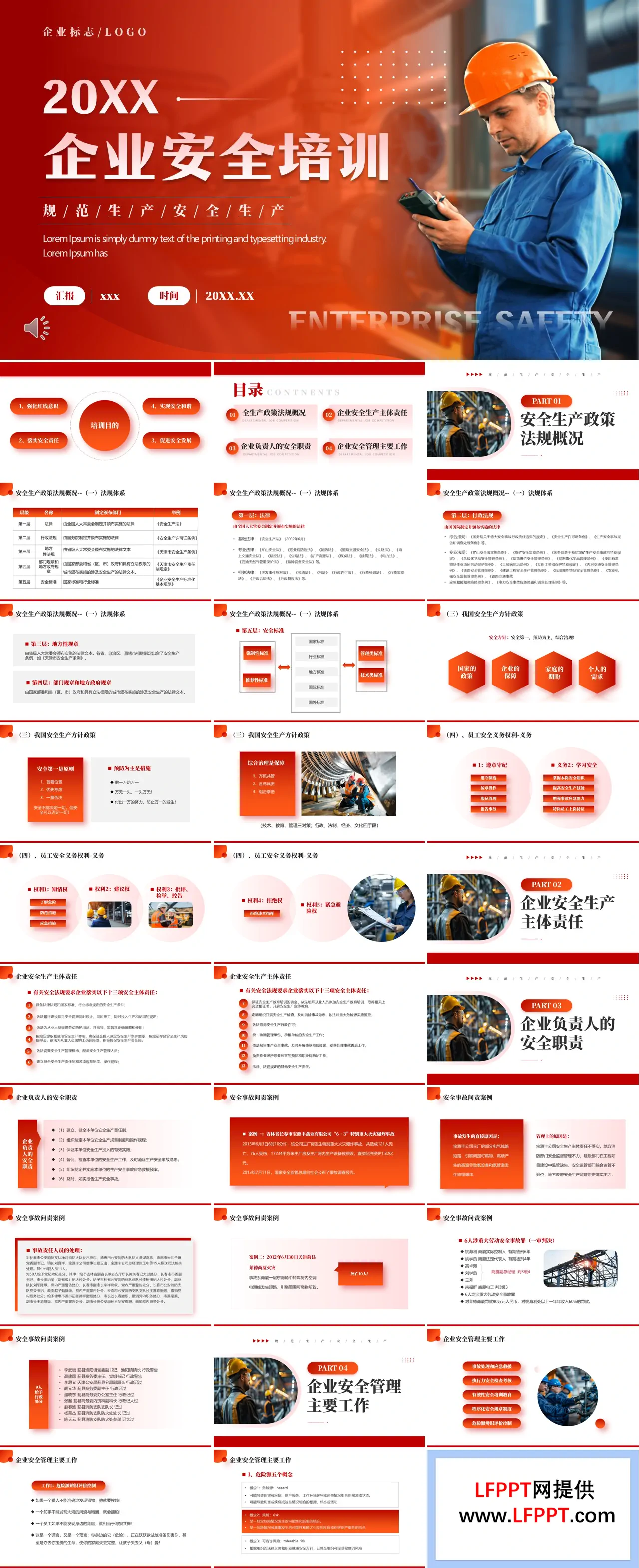 企业安全生产培训PPT含讲稿