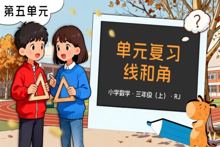 第五单元：线和角（复习课件）数学人教版三年级上册（新教材）ppt课件（知识清单）
